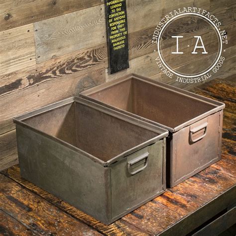 metal boxes for storage|stackable metal storage boxes.